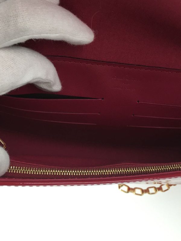 justbag6 LOUIS VUITTON Clutch Anna Monogram Verni Enamel Red