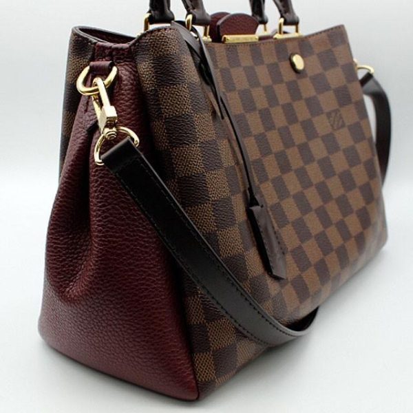 tamaya0078 1948 2 Louis Vuitton Damier Brittany Bag Nube Bordeaux Handbag 2Way Shoulder Bag