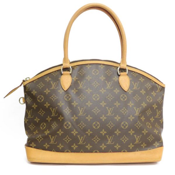 1 Louis Vuitton Handbag Monogram Lockit Horizontal Canvas Brown