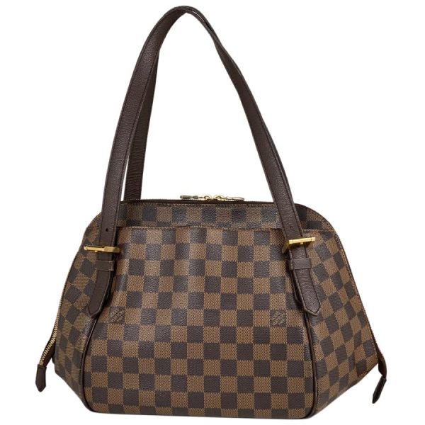 1 Louis Vuitton Belem MM Shoulder Bag Handbag Damier Brown