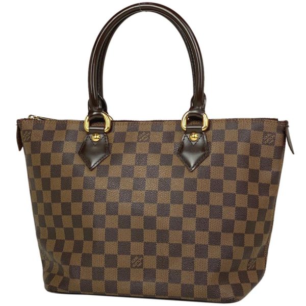 1 Louis Vuitton Saleya PM Tote Bag Handbag Damier Brown