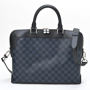 1 Louis Vuitton Briefcase Oliver Damier Cobalt Hand Bag