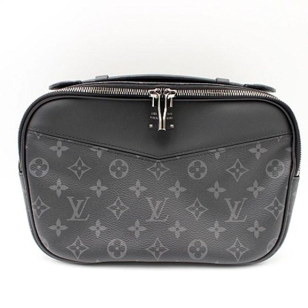 1 Louis Vuitton Nylon Monogram Eclipse Bum Bag Black