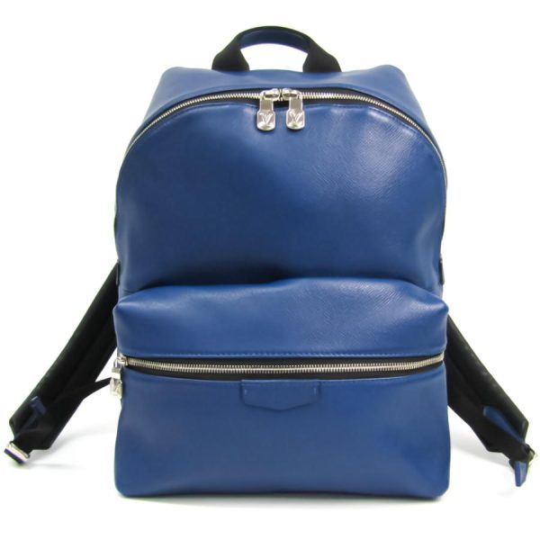 1 Louis Vuitton Taiga Discovery Backpack Rucksack Cobalt