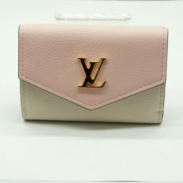 1 Louis Vuitton Parnacea Portefeuille Lock Mini Hand Bag Grained Calf Leather