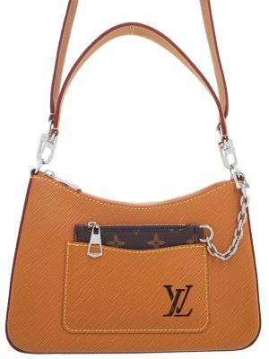 1 Louis Vuitton Favorite PM Damier Ebene Handbag Chain Shoulder Bag Brown