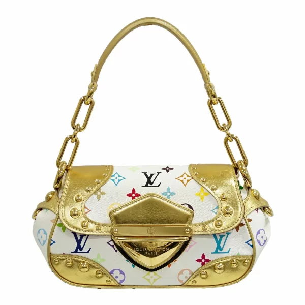 1 Louis Vuitton Marilyn Multicolor Shoulder Bag White