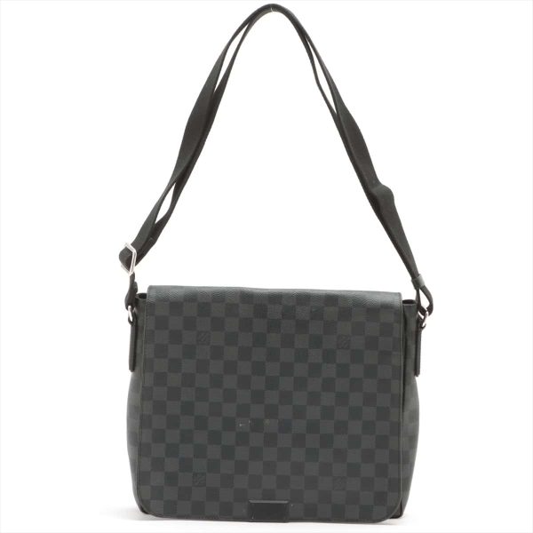 1 Louis Vuitton Damier Graphite District MM Hand Bag