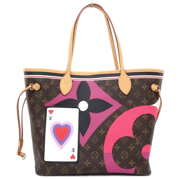 1 Louis Vuitton Neverfull MM Game On Tote Bag Monogram Multicolor