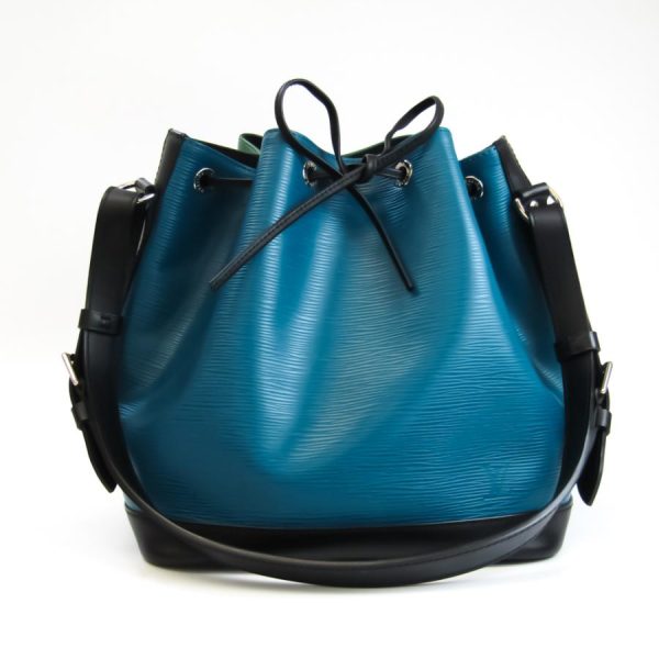 1 Louis Vuitton Epi Petite Noe Tricolor Shoulder Bag Cyan Green Noir