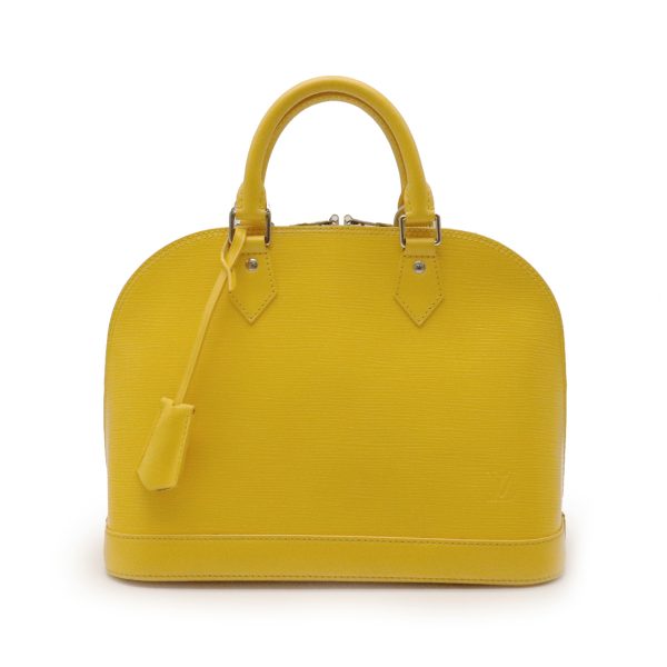 1 Louis Vuitton Epi Alma PM Handbag Leather Mimosa Yellow