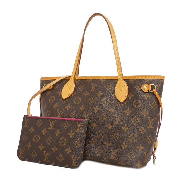 1 Louis Vuitton Tote Bag Monogram Neverfull PM Fuchsia