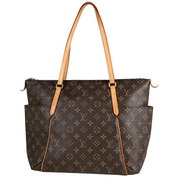 1 Louis Vuitton Totally MM Shoulder Tote Bag Monogram Brown