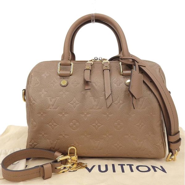 1 Louis Vuitton Monogram Implant Speedy 25 Bandouliere Bag Bronze