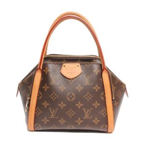 1 Louis Vuitton Monogram Speedy 25 Bag Canvas Brown