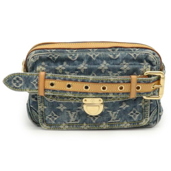 1 Louis Vuitton Monogram Denim Bum Bag Waist Bag Body Bag