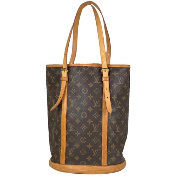 1 Louis Vuitton Bucket GM Shoulder Bag Tote Monogram Brown