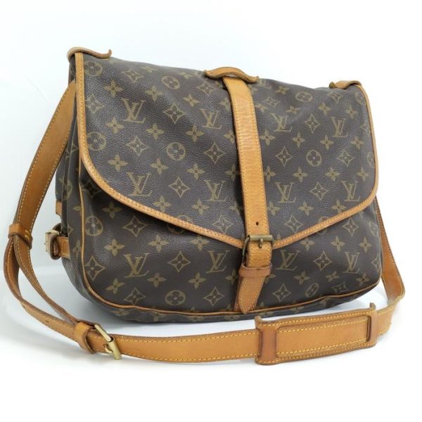 1 Louis Vuitton Saumur 35 Shoulder Bag Monogram