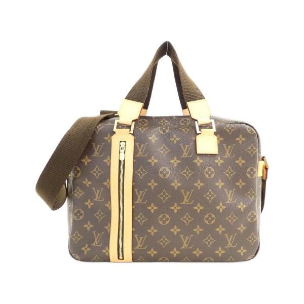 1 Louis Vuitton Monogram Sac Bosphore Bag Coated Canvas Marron Gold Metal Fittings