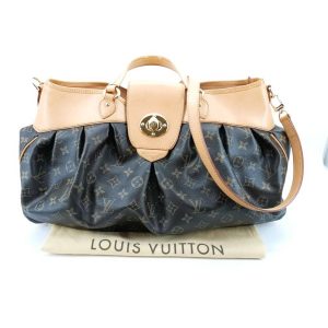 1 Louis Vuitton Trevi PM Damier Ebene Handbag Brown