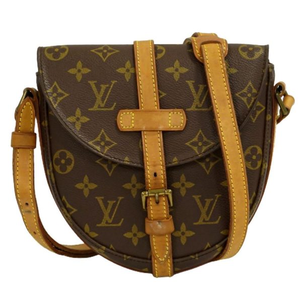 1 Louis Vuitton Shanti PM Monogram Shoulder Bag Pochette Brown