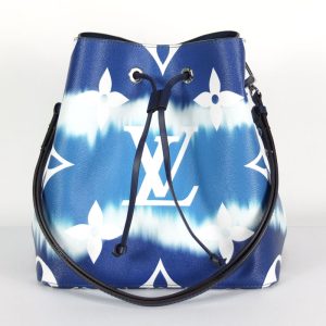1 Louis Vuitton Monogram Denim GM Rucksack Backpack Blue