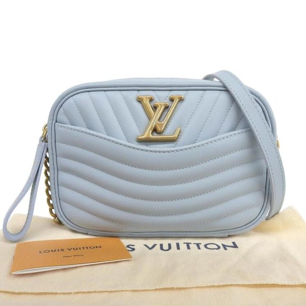 1 Louis Vuitton Epi New Wave Camera Bag Shoulder Bag LV Rare Rare Light Blue