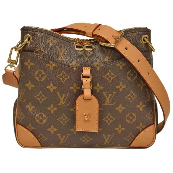 1 Louis Vuitton Monogram Odeon NM PM Natural LV Crossbody Messenger Bag