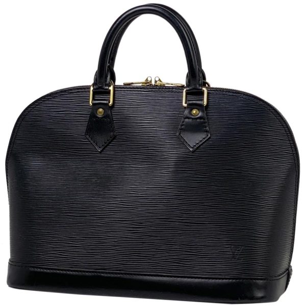 1 Louis Vuitton Alma Handbag Epi Noir Black