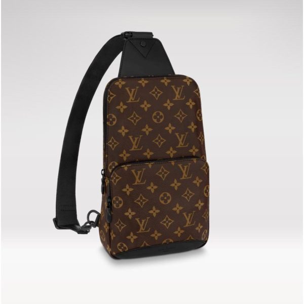 1 Louis Vuitton Bumbag Body Bag Brown Black Monogram Macassar Canvas