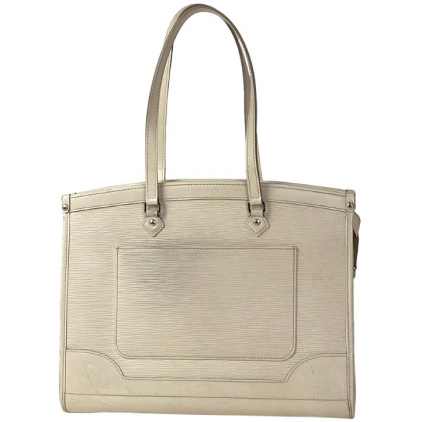 1 Louis Vuitton Madeleine GM Shoulder Bag Handbag Epi Yvoire White