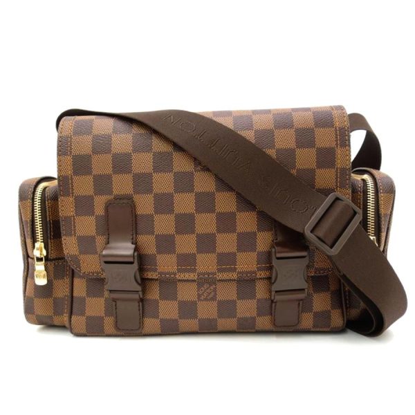 1 Louis Vuitton Diagonal Reporter Melville Damier Ebene Brown