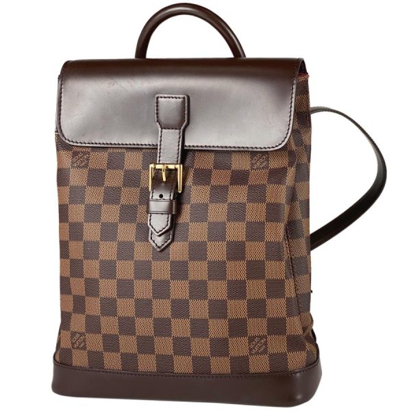 1 Louis Vuitton Soho Backpack Daypack Rucksack Damier Brown