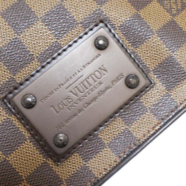 11 Louis Vuitton Brooklyn MM Damier Shoulder Bag Damier Canvas Ebene Brown