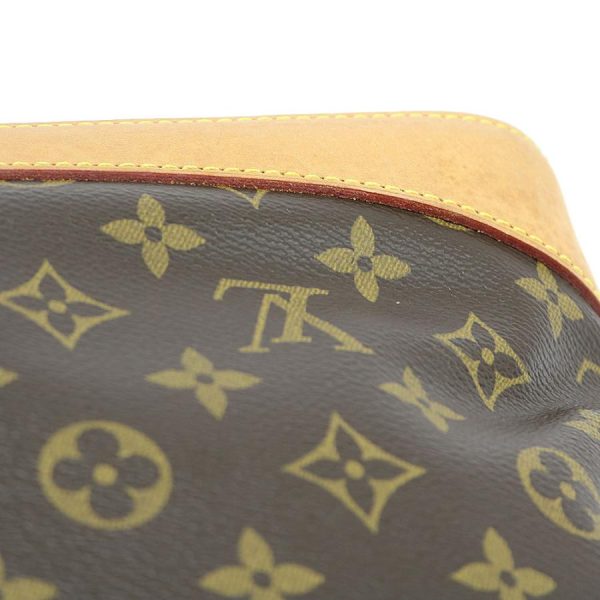 12 Louis Vuitton Handbag Monogram Lockit Horizontal Canvas Brown