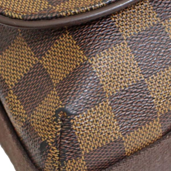 12 Louis Vuitton Brooklyn MM Damier Shoulder Bag Damier Canvas Ebene Brown