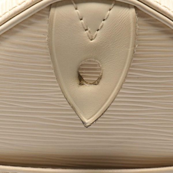 15 Louis Vuitton Speedy 25 Epi Yvoire Handbag Leather Off white