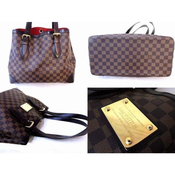 2 Louis Vuitton Hampstead GM Damier Ebene Tote Bag