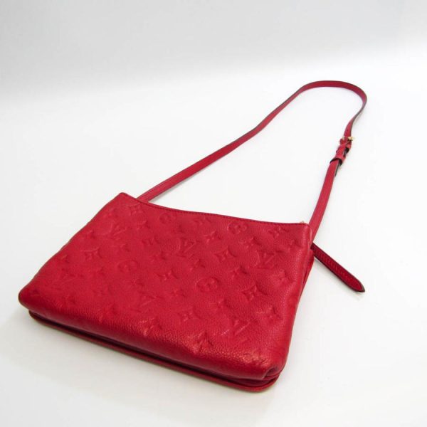 2 Louis Vuitton Monogram Implant Twice Shoulder Bag Cerise