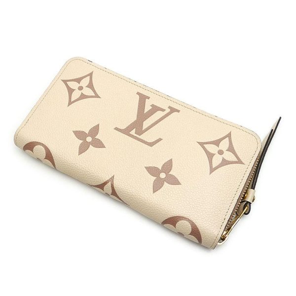 2 Louis Vuitton Zippy Wallet Round Zip Long Wallet with Storage Bag Monogram Implant