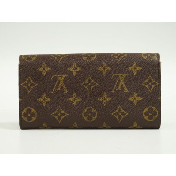 2 Louis Vuitton Portefeuille Sarah Long Wallet Leopard Monogram Brown