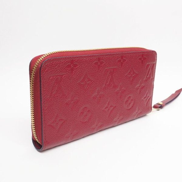 2 Louis Vuitton Zippy Long Wallet Monogram Implant