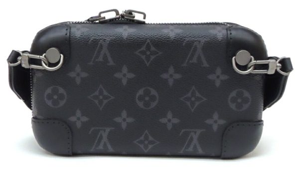 2 Louis Vuitton Horizon Clutch Eclipse Hand Bag Black