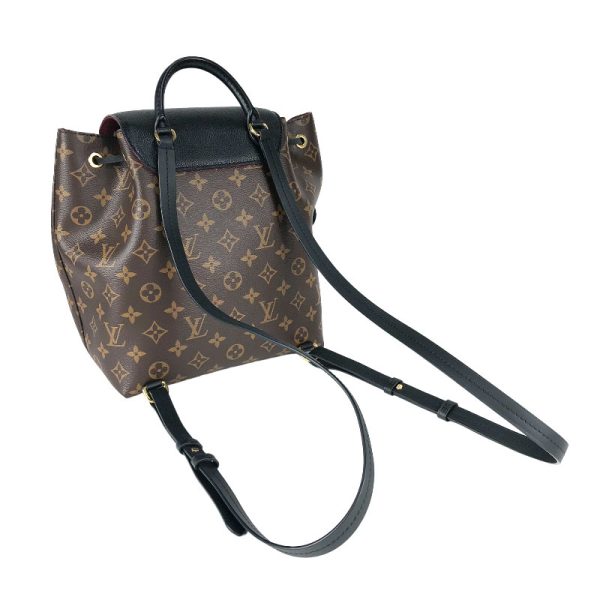 2 Louis Vuitton Montsouris NM Monogram Backpack Daypack Brown