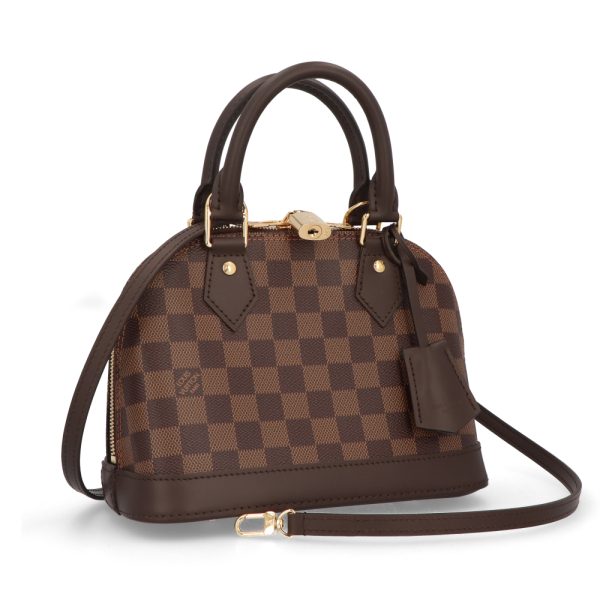 2 Louis Vuitton Alma BB Damier Ebene Hand Bag