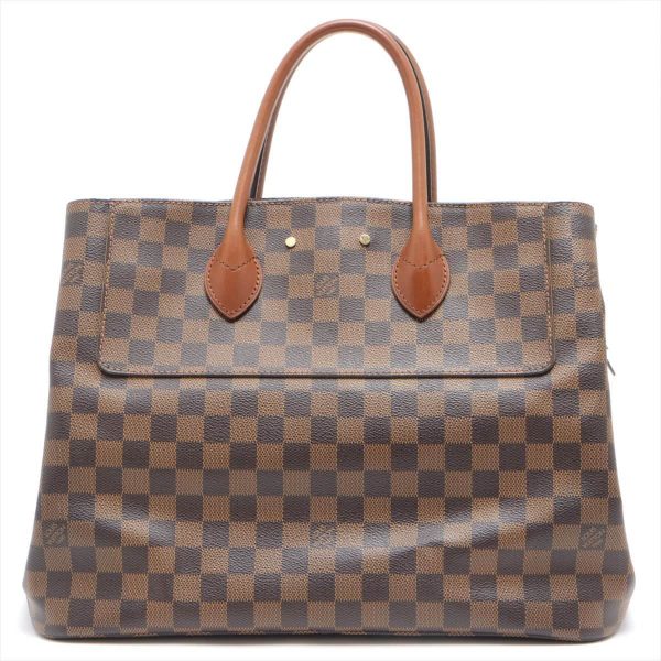 2 Louis Vuitton Damier Ascot Handbag Multicolor