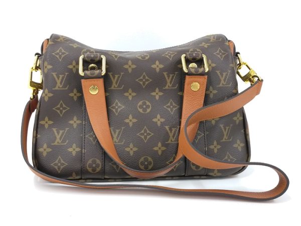 2 Louis Vuitton Manhattan 2 Way Shoulder Bag Monogram Brown