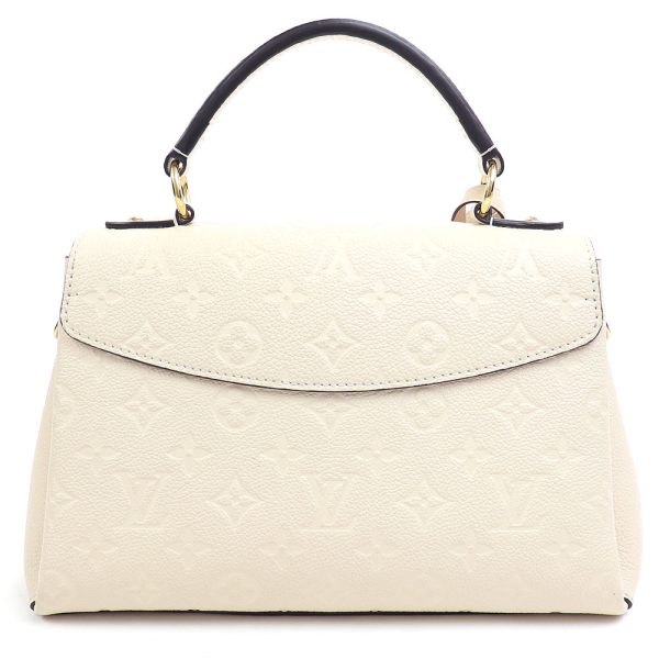 2 Louis Vuitton Georges BB Monogram Empreinte Cream Leather