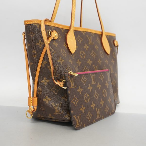 2 Louis Vuitton Tote Bag Monogram Neverfull PM Fuchsia