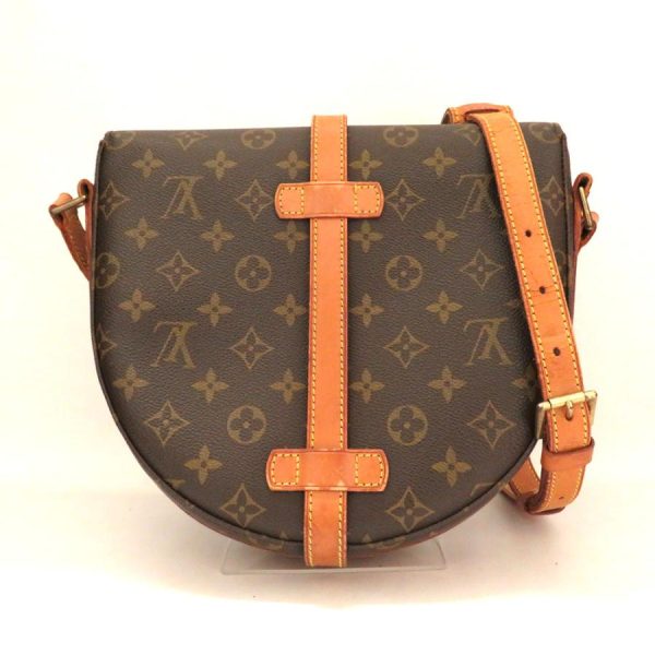 2 Louis Vuitton Shoulder Bag Chantilly GM Monogram Diagonal Brown